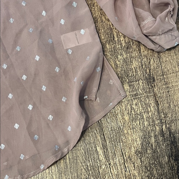 Maurices Blush Pink Cross-Back Blouse - Picture 7 of 10